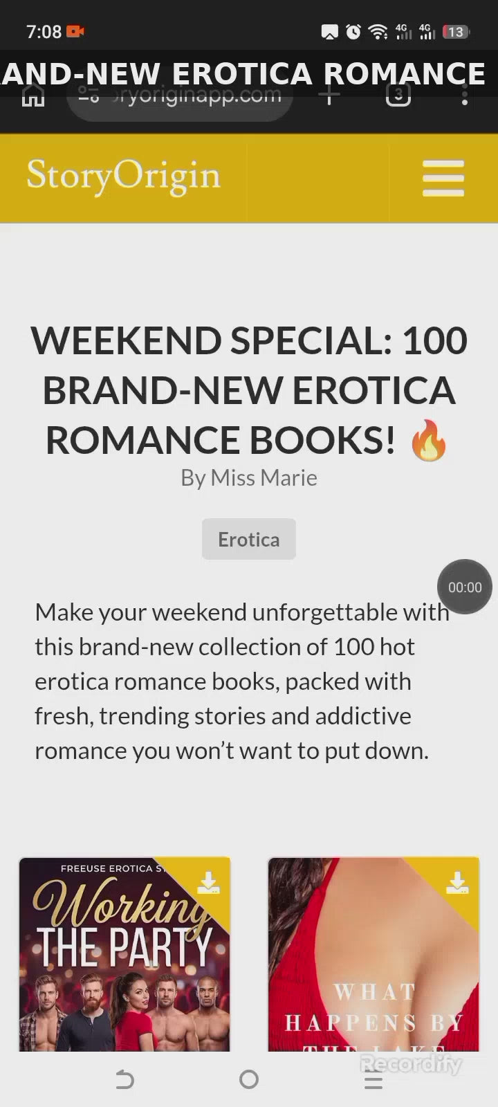🔥 Holiday Special: Get 100 Brand-New Erotica Romance Books for Just $25!